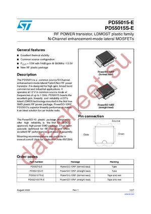 PD55015-E datasheet  