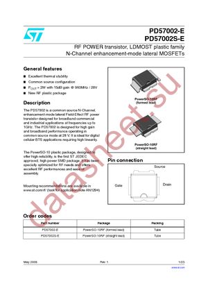 PD57002-E datasheet  