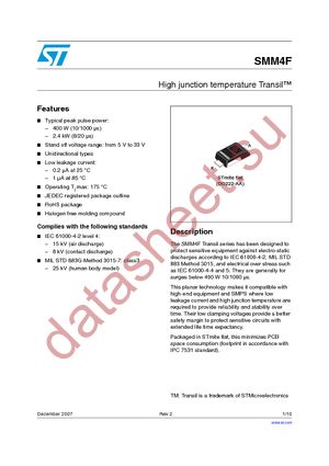 SMM4F24A-TR datasheet  