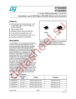 ST3222EBTR datasheet  