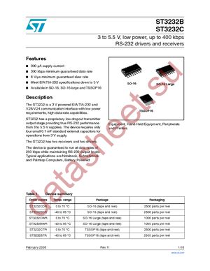 ST3232BW datasheet  