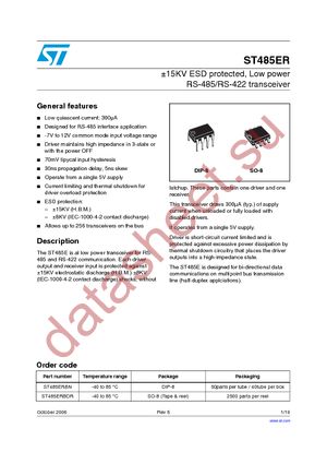 ST485ERCD datasheet  