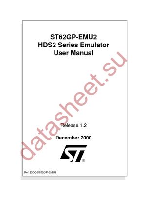 ST62GP-EMU2 datasheet  