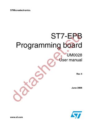 ST7MDT1-EPB2/US datasheet  