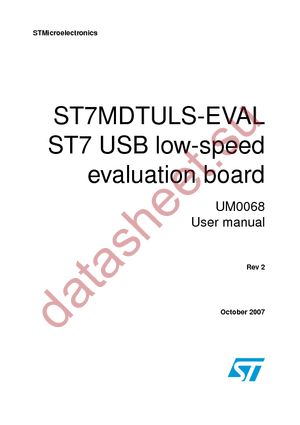 ST7USB-EVAL/232 datasheet  