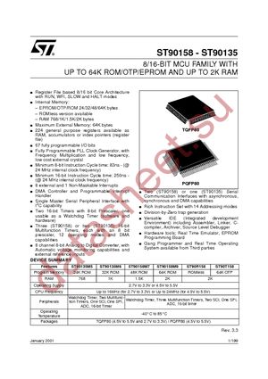 ST90T158M9Q6 datasheet  