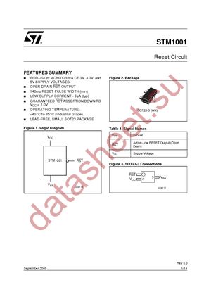 STM1001LWX6F datasheet  