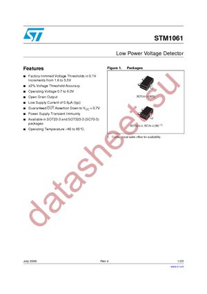 STM1061N38WX6F datasheet  