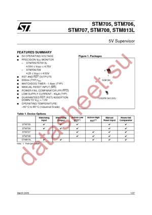 STM705M6E datasheet  