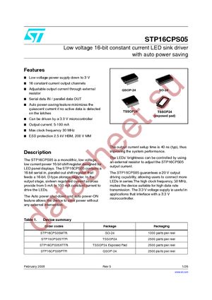 STP16CPS05M datasheet  