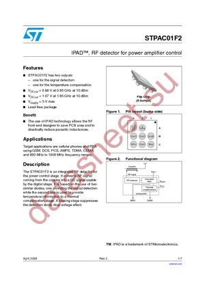 STPAC01F2 datasheet  