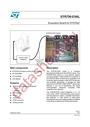 STR730-EVAL datasheet  