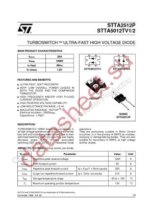 STTA2512P datasheet  