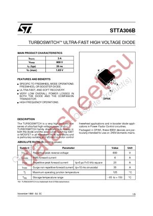 STTA306B-TR datasheet  