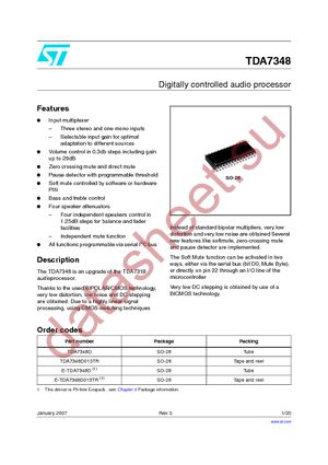 TDA7348D013TR datasheet  