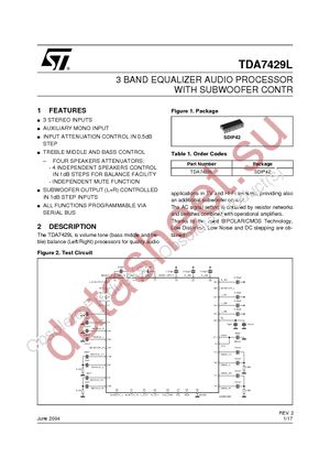 TDA7429L datasheet  