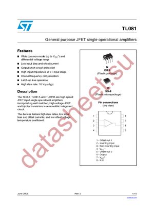 TL081ID datasheet  