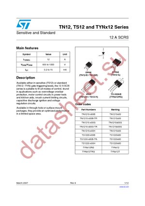 TS1220-600B-TR datasheet  