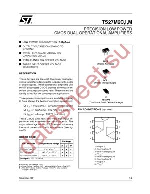 TS27M2IDT datasheet  