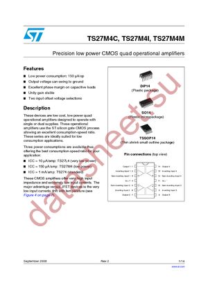 TS27M4IN datasheet  