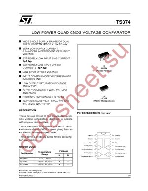 TS374CD datasheet  