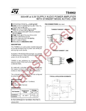 TS4902ID datasheet  