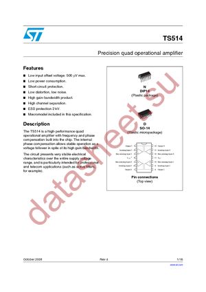 TS514AIDT datasheet  