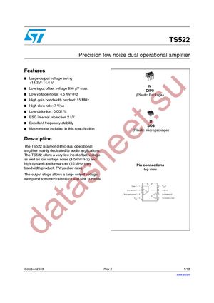 TS522IN datasheet  