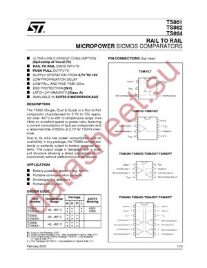 TS862AIDT datasheet  