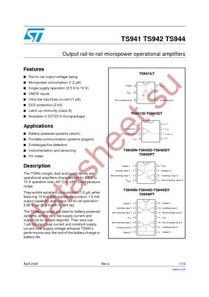 TS942BID datasheet  