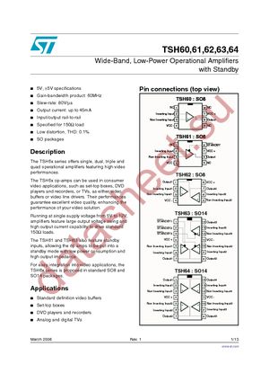 TSH61CD datasheet  