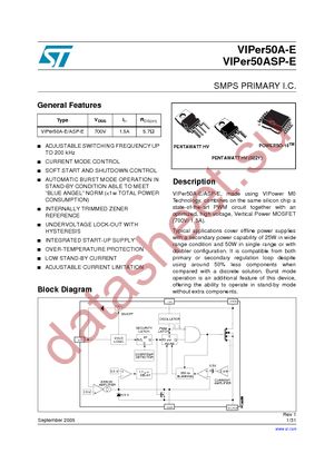 VIPER50A-22-E datasheet  