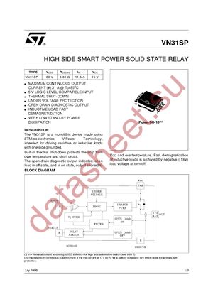 VN31SP datasheet  