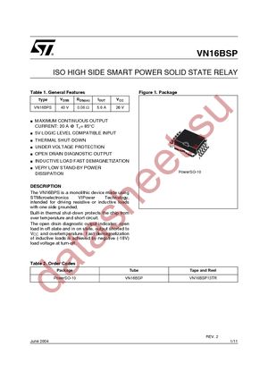 VND10BSP-E datasheet  