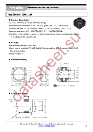 CDRH127NP-560MC datasheet  