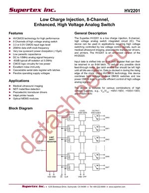 HV2201B1-G datasheet  