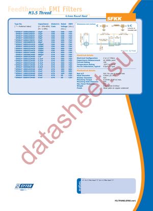 SFKKL0500473MX0 datasheet  