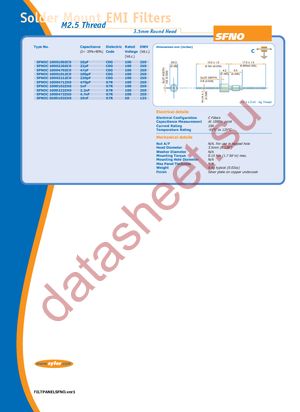 SFNOC1000101ZC0 datasheet  