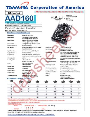 AAD160-3244-A datasheet  
