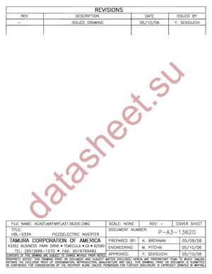 HBL-0334 datasheet  