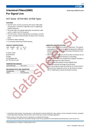 ACF451832-153-TLD01 datasheet  
