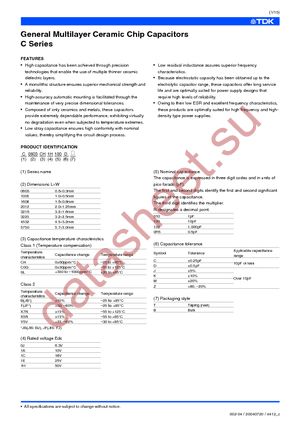 C3216X5R1A106K datasheet  