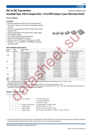 CC10-0512DR-E datasheet  