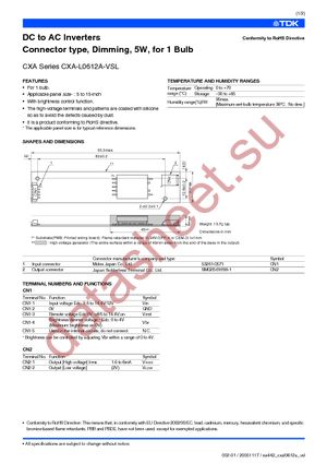 CXA-L0612A-VJL datasheet  