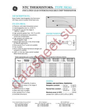 MC65Y104C datasheet  