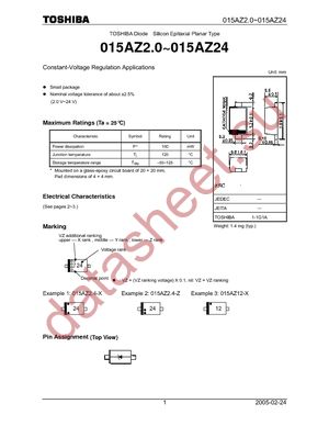 015AZ16-X(TH3,F,T) datasheet  