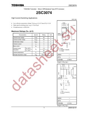 2SC3074-O(Q) datasheet  