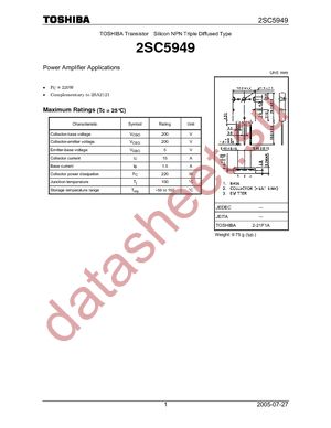 2SC5949-O(Q) datasheet  