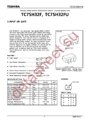 TC7SH32FT5LFT datasheet  