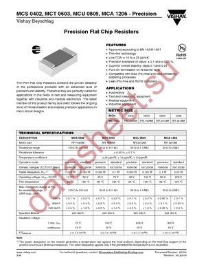 MCU08050D2003BP500 datasheet  